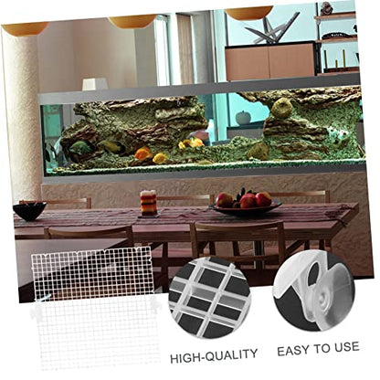WOONEKY 8pcs Transparent Fish Tank Isolation Panel Modular for Breeding Separation Easy Installation Aquarium Divider Cups