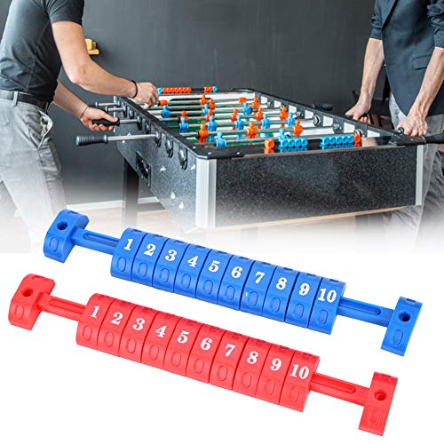 2 PCS Foosball Scoring Counters, Score Keeper, 10 Numbers Scoring Score Counter Indicator for Standard Foosball Tables