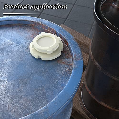 1PCS White ABS 2-1/2" Bulkhead Tank Connector Adapter Fitting with Plugs & Gasket for Water Tank, Rain barrels, Aquariums, Bathtubs and Sink - size: 2-1/2"(ABS) with Plugs & Gasket