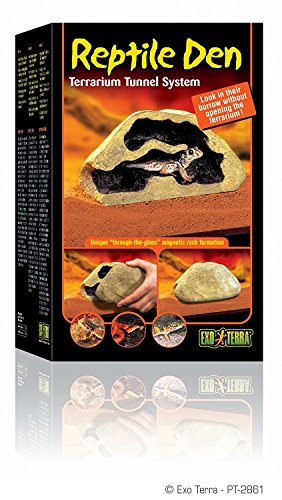 Exo Terra Reptile Den, Hideout Tunnel System for Terrariums, Small, PT2861