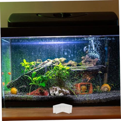 YARNOW 10Pcs Transparent Aquarium Corner Guards Shaped Fish Tank Edge Protectors Durable Multifunctional Bumpers for Aquariums Furniture Appliances