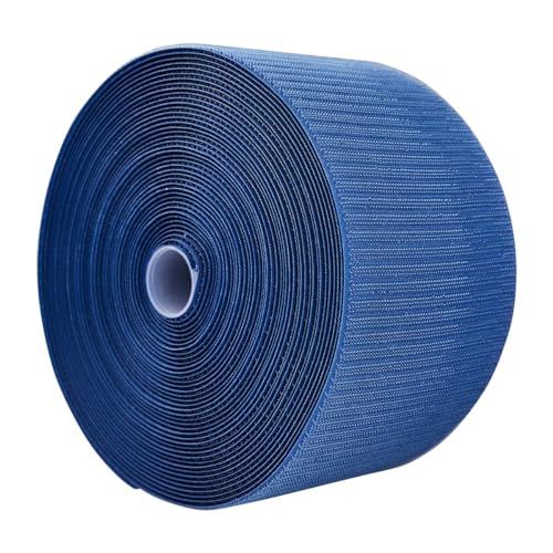 Century Hook Mat Fastener | 42' Long & 4" Wide | Hook Fastener for Carpet Bonded Foam Seams | Hook Mat Fasteners for Wrestling, Gymnastics, and Cheer Gym Floors (Blue) - color: Blue