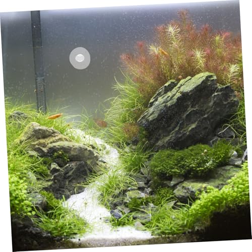 Yardwe 9pcs Fish Tank Suction Cup Clip for Tubing Holders Secure Hose Clamps for Stable Aquarium Airline Tubing Support Versatile and Aesthetic Fish Tank Accessories - size: 3.30X3.30X2.60CM