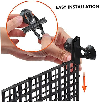 Levemolo 2sets Aquarium Divider Set Divider Tray for Fish Tank Separation Includes Panels Cups for Breeding and Isolation
