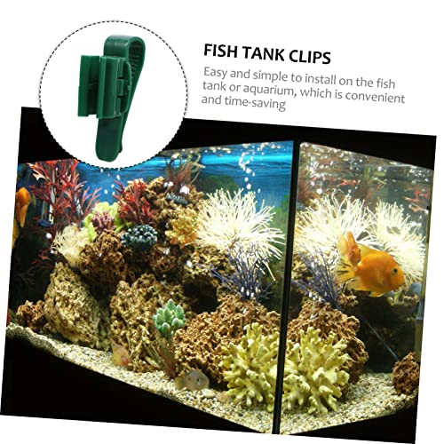 BESPORTBLE 4pcs Adjustable Aquarium Clips Water Pipe Holder for Fish Tanks Easy Installation Fixator for Tubing and Inlet Outlet Pipes Convenient Clips for Clean Aquatic Environments