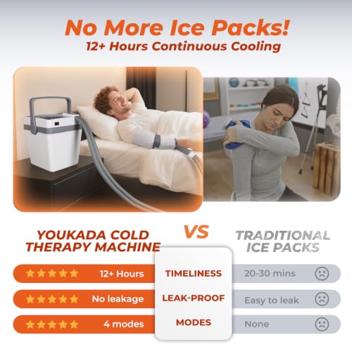 YOUKADA Cold Therapy Machine for Shoulder After Surgery - color: White-for Shoulder