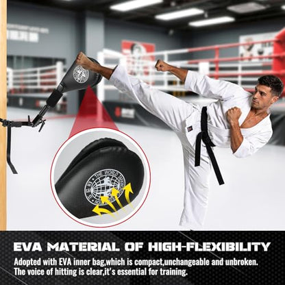 Hands-Free Taekwondo Kick Pads for Martial Arts Training for Tree or Pole
