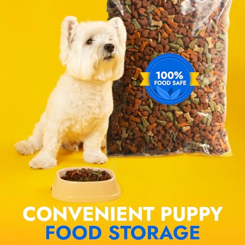 20" x 24" Reclosable Plastic Zip Bags, Pack of 100, 6 Mil Heavy-Duty Clear Poly Bags, Resealable for Food, Clothes, Hardware, Jewelry - size: 20"W x 24"H