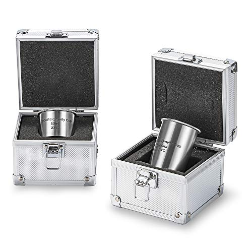 CGOLDENWALL Density Specific Gravity Cups 50cc/ml 100cc/ml Stainless steel