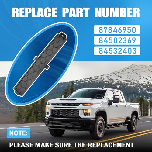 Cabin Filter Plastic Cover 87846950 Compatible with Chevrolet Silverado 2500 HD 2019-2023,GMC Sierra 2500 HD 2019-2024 AC Cabin Air Filter Cover Plate Replace 84502369 84532403