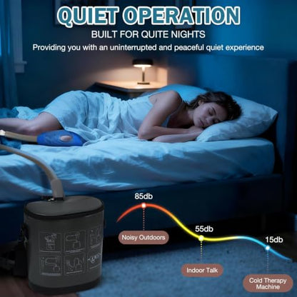 Ice Machine for Knee After Surgery, Portable Cold Therapy Machine