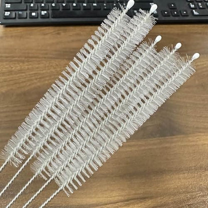 5 Pcs Straw Cleaner Brush, 11.8 Inch Reusable Extra Long Straw Cleaner,12 mm Wide Drinking Straw Cleaning Brush for Cup, Water Bottle, Tubes, Pipe