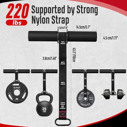 FitBeast Forearm Exerciser Wrist Roller Forearm Trainer - color: Black