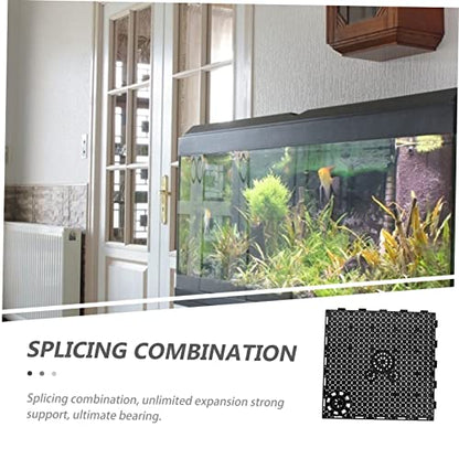 TOYANDONA 12pcs Aquarium Bottom Plates Net Design Isolation Boards for Fish Tank Practical Dividing Panels for Efficient Water and Filtration