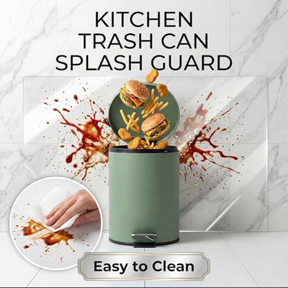 Clear Static Cling Wall Protector Film 17.7in x 32.8ft, Waterproof Oil-Resistant Kitchen Backsplash Protector, Plastic Cover for Painted Walls, Cabinets, Doors, Furniture, Cat Dog Scratch Guard
