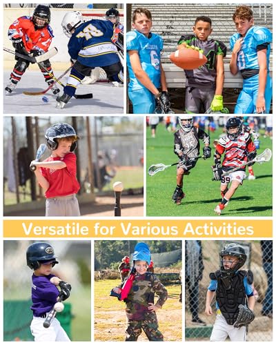 Youth Baseball Chest Protector Softball Lacrosse Football Padded Compression Shirt Heart Guard Sternum Protection - color: White, size: Medium