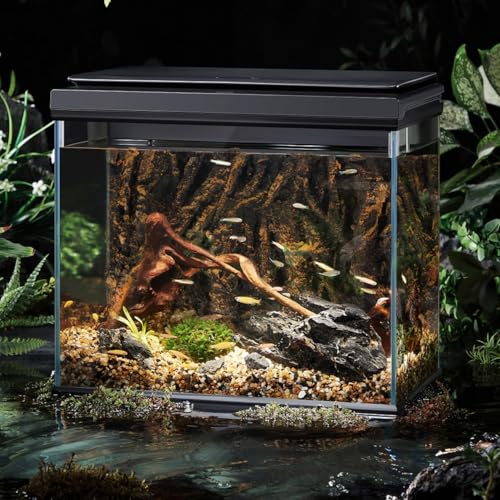 BESPORTBLE Terrarium Background for Reptile Tank Realistic Tree Root Board Decorative Aquarium Backdrop Pu Material Easy Placement Climbing for Reptiles