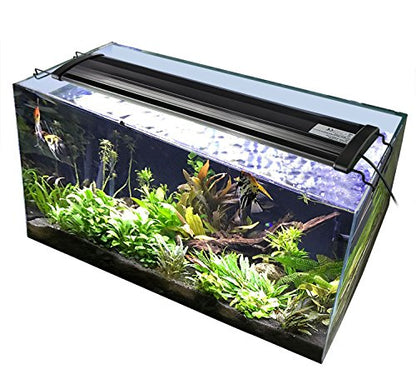 Aquarium Hood Lighting Fish Tank Light 36 inch - 46 inch for Freshwater and Saltwater Blue and White Light 90cm - 115cm