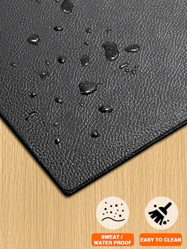 Treadmill Mat, 5'x2.5'/5.6'x2'/6.5'x3'/8'x3',6mm Thickness Exercise Equipment Mat for Carpet Hardwood Floors, Compatible with Walking Pad,Spin Bike,Elliptical Trainer,Rowing Machine - size: 78"L x 40"W x 0.2"Th