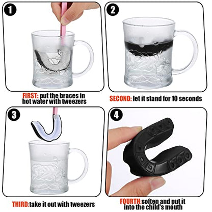 Frienda Adult Mouth Guards for Sports with Case - color: Simple Color