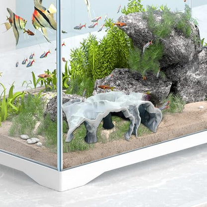 Aquarium Underground Tunnel Cave, Cave Fish Tank Decor, Fish Tank Decor Decoration, Breeding Shelter Decoration