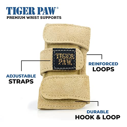Tiger Paw Gymnastics Wrist Supports, Sold in Pairs - color: Black, size: Large (150 to 210 pounds)