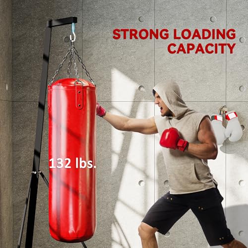 Soozier Foldable Punch Bag Stand Height Adjustable
