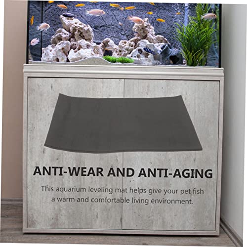 ORFOFE Shockproof Fish Tank Mat Non-Slip Insulated Aquarium Pad for Freshwater Tanks Thick for Leveling and Reducing Vibration Under Aquariums