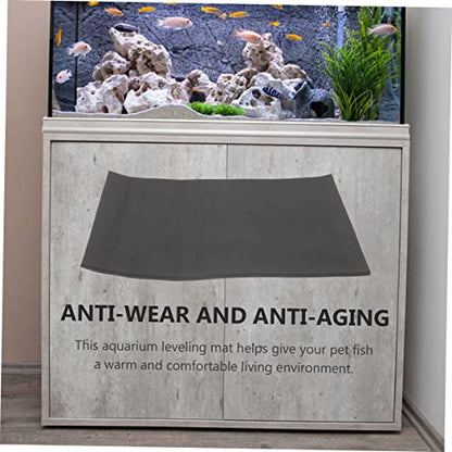 ORFOFE Shockproof Fish Tank Mat Non-Slip Insulated Aquarium Pad for Freshwater Tanks Thick for Leveling and Reducing Vibration Under Aquariums