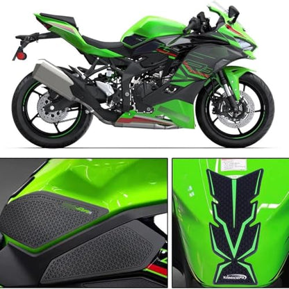 for 2023 2024 ZX4R ZX-4RR zx4rr zx-4r Side Pads Traction Pads Motorcycle new Fuel Tank Traction Side pad Knee pad Decal Protection Sticker 2023 2024 ZX4R ZX-4RR zx4rr Accessories