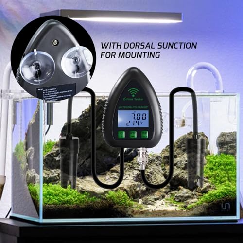5 in 1 pH TDS SG Temp Salinity Tester Datalogger Water Quality Tester for Aquarium Aquaculture Pond etc Smart Remote Monitoring
