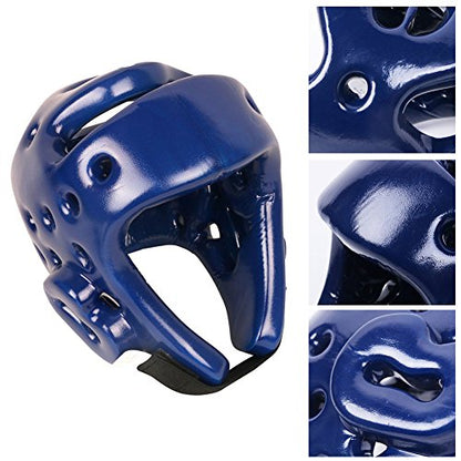 Adults Kids Headguard for Professional Boxing,Shock Muay Helmet Head Guard Protector Gear for Muay Thai, Grappling, Kickboxing, Karate, Taekwondo, Martial Art (Red, XL)