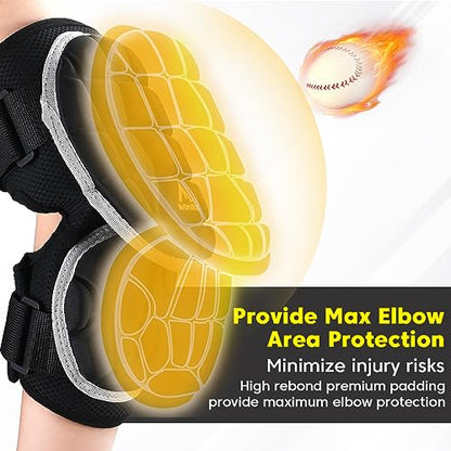 Batters Baseball Softball Elbow Guard Elbow Pad Forearm Guard ,Youth , Adult - size: Adult-S/M