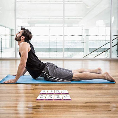 Pilates Workout Cards, Instructional Fitness Deck for Women & Men, Beginner Fitness Guide to Training Exercises at Home or Gym - style: Pilates