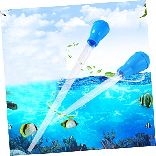 LIOOBO Manual Aquarium Waste 30ml Pipette Dropper Cleaner for Fish Tank Coral Feeder Dropper Feeder - size: Size 1