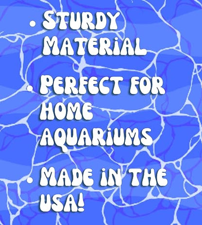 Chatelet REEFSHAPE - Abstract Aquarium Viewing Tunnel | Wavy Design Fish and Shrimp Hideout | Under-Substrate Tunnel | Made in USA (White)