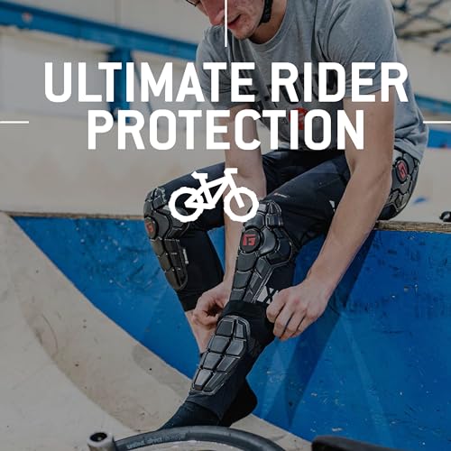 G-Form Pro-X3 Shin Guards - Breathable Padded Shin Guard Sleeve - Flexible Shin Guards for Mountain Biking & Riding - Comfortable Protective Gear for Athletes