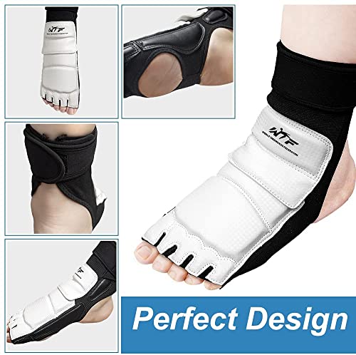 Taekwondo Sparring Gear Foot Protector Karate Boxing Sparring Foot Guard, Martial Arts Protective Foot Gear for Kung Fu Punch Bag Kickboxing MMA Training - size: X-Large