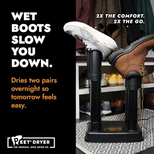 PEET Multi Boot, Shoe & Glove Electric Dryer with Built-In Glove DryPorts