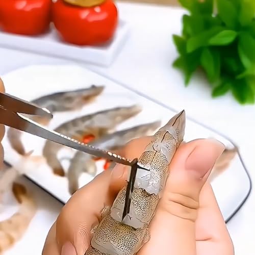3 PCS Shrimp Tool, 5 In 1 Multifunctional Shrimp Line Fish Maw Knife, Shrimp Deveiner Tool and Shrimp Peeler