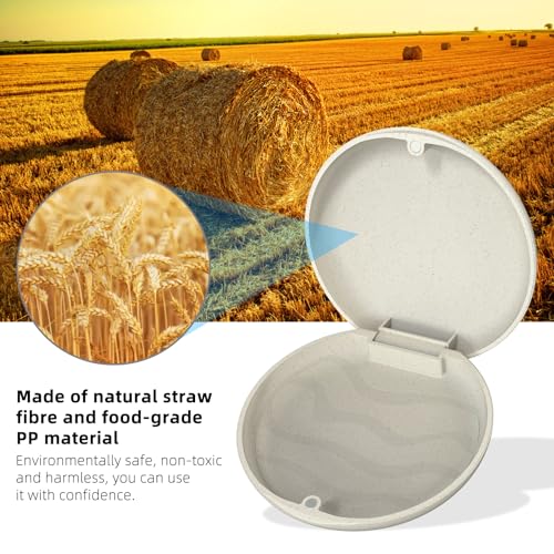 Slim Aligner Case with Night Guard, Premium Retainer Mouth Guards Travel Case-Ivory - color: Ivory