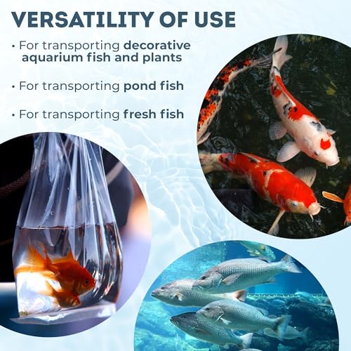 Clear Plastic Fish Bags, 6 x 12 Inch, 2 Mil Poly Bags, Pack of 1000, Unprinted Clear Poly Bag for Aquarium Species Transfer and Transport - style: 6" X 12" / 2 Mil / 1000 Pack
