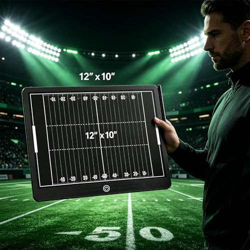 Electronic Football Coaching Boards, Portable Erasable Pro Strategy Board for Training Teaching Competition Command,Tactical Drawing Tablet Coach Gifts