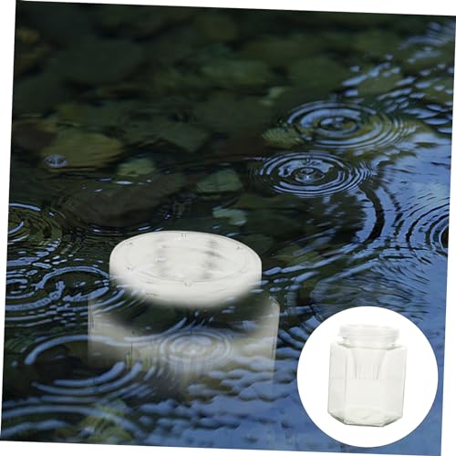 Yardwe Glass Fish Container for Boys and Girls Portable Fishing -Resistant Glass Lid for Catching Shrimp and Crabs Outdoor Fishing Accessory Sturdy Fish Catcher