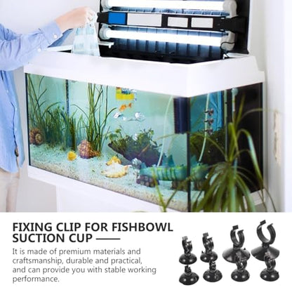 POPETPOP 40Pcs Convenient Suction Cup Clips Replaceable Tubing Holders Hose Clamps for Fish Tank