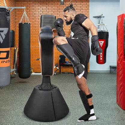 RDX Muay Thai Shin Guards for Men and Women Non-Slip Fit, Full-Contact Protection Adult Shin Pads, MMA, Kickboxing, Sparring, Taekwondo, Shin Protectors Muay Thai, Martial Arts - size: Medium
