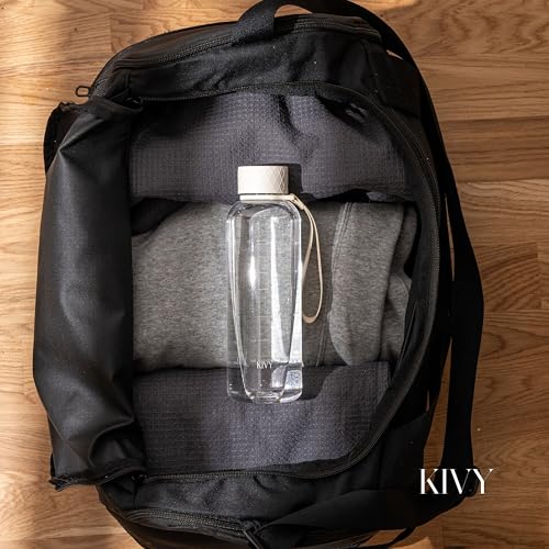 KIVY Slim Water Bottle 22oz Tritan - Lightweight & Shatterproof - BPA-Free - color: 04 Cream Clear, size: 22oz
