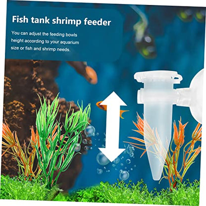 POPETPOP 5pcs Mini Shrimp Hatchery Feeder Cup Design for Observation Aquarium Shrimp Feeding for Freshwater and Tanks