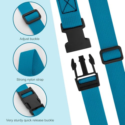 6.5 Feet Strap Cone Carrier,Sport Cone Carrying Strap for Soccer Training and Agility Practice - color: Blue