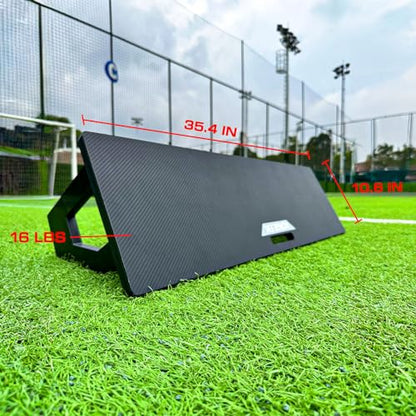 PreciseRebound: Soccer Rebounder Board, Soccer Training Equipment, CARBON